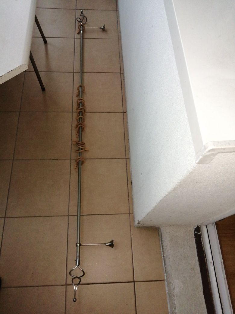 Karnisz pojedynczy satyna długość całkowita 170 cm