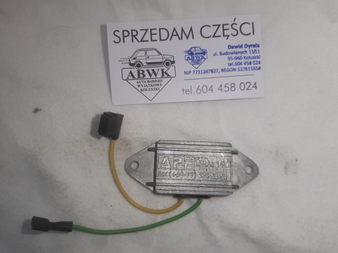 Regulator napięcia alternatora APE 15RAa 126p polonez