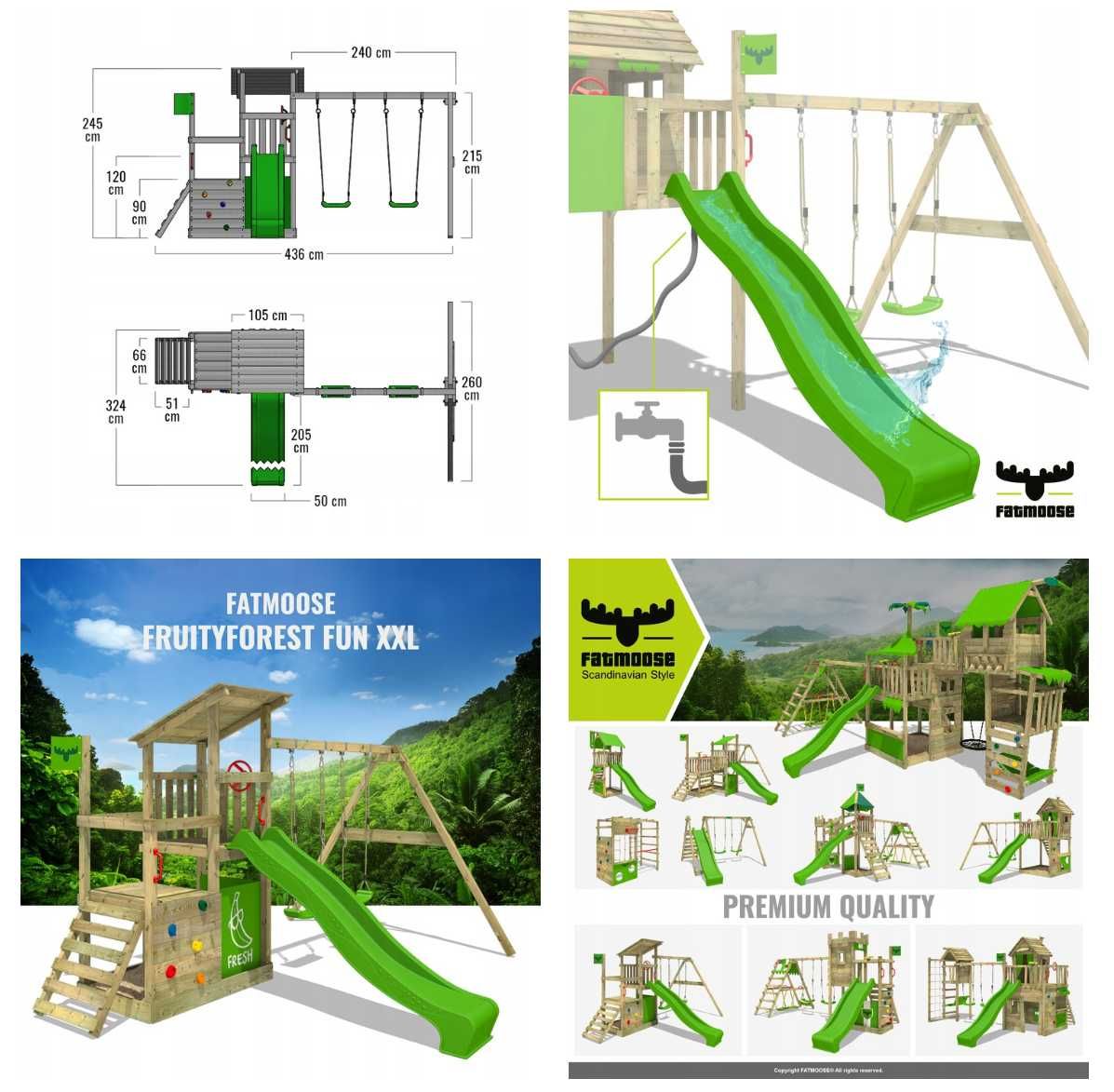 Plac zabaw huśtawka zjeżdżalnia domek dla dziecka