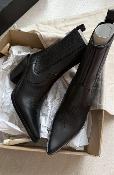 Ковбойки Zara, нові, натуральна шкіра