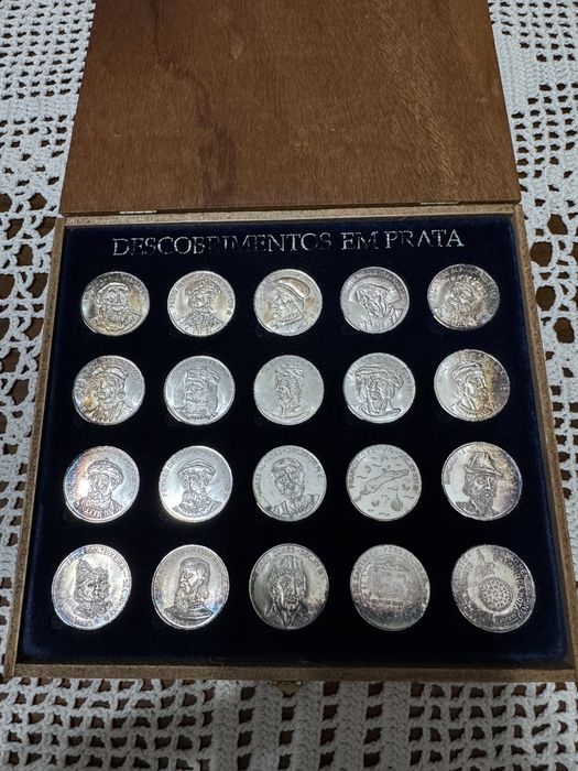 Moedas de prata - Coleção Jornal de Noticias