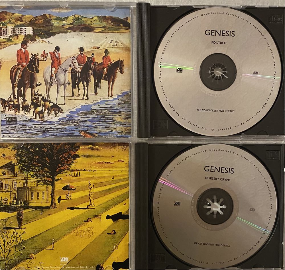 Фірмові GENESIS CD - Foxtrot, Genesis,We can’t Dance,Nursery Cryme