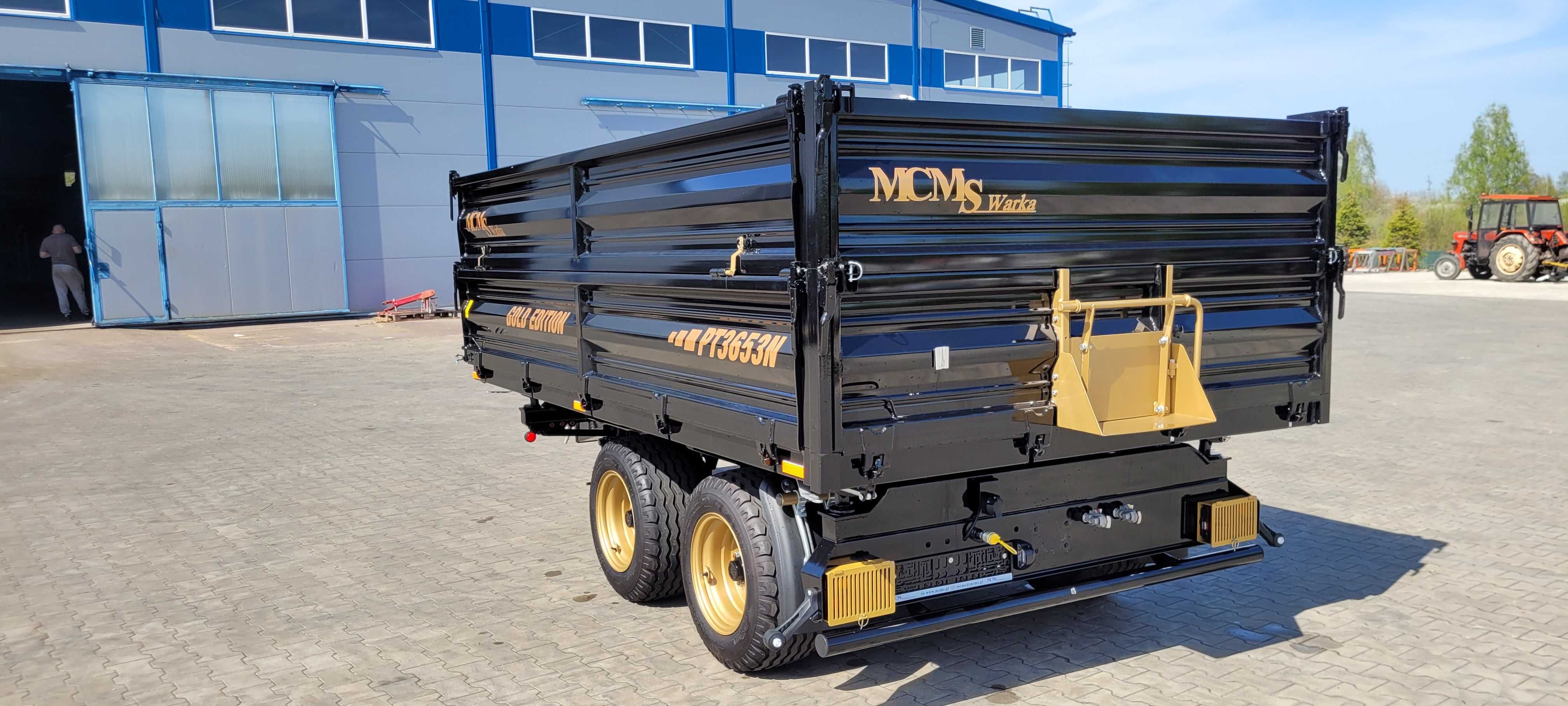 Przyczepa ciężarowa rolnicza 6,5 tony tandem MCMS Warka