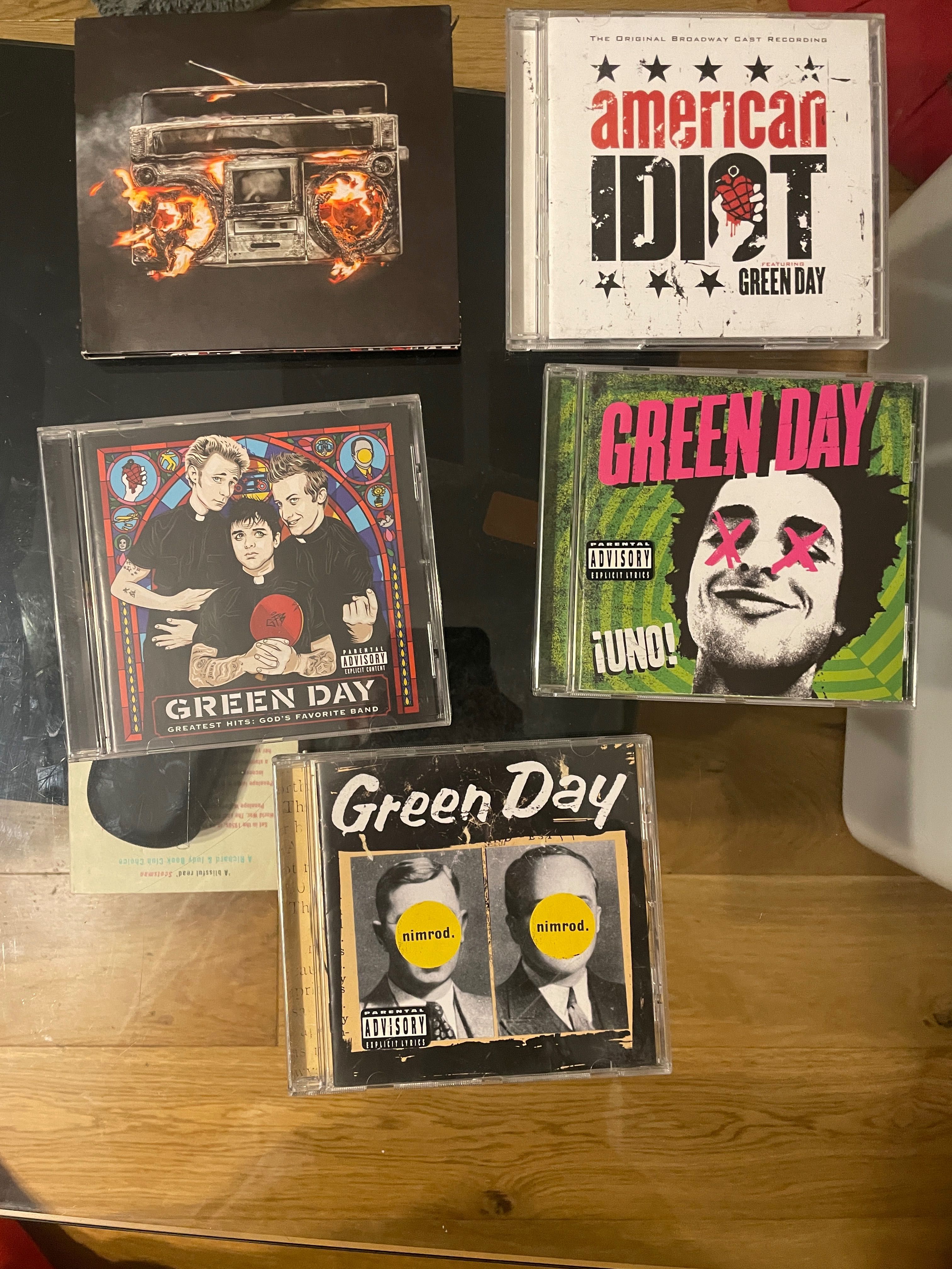 Kolekcja płyt Green Day