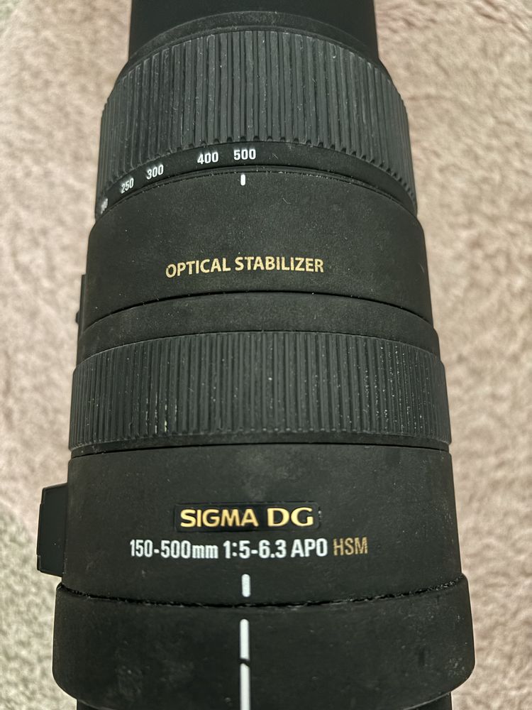 Vendo Lente fotografica Sigma DG 150 500 mm