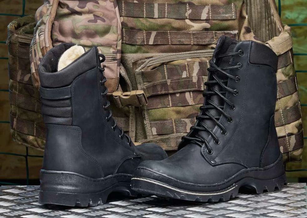 Берці зимові хутро штучне натуральне утеплювач Gore-Tex 40-46 Розн