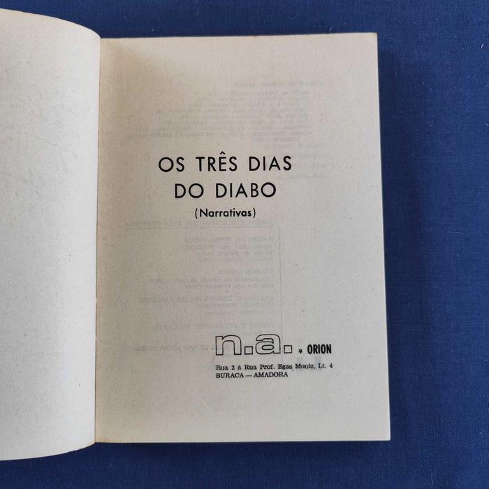 Josué da Silva - Os 3 dias do Diabo