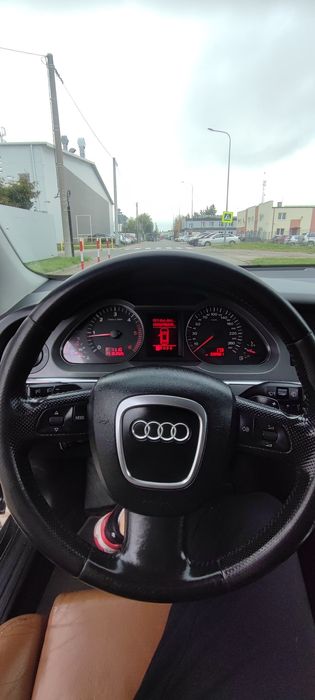 Audi A6C6 3.0 V6 Skóry, łopatki, szyberdach, hak, automat, chip,Quatro
