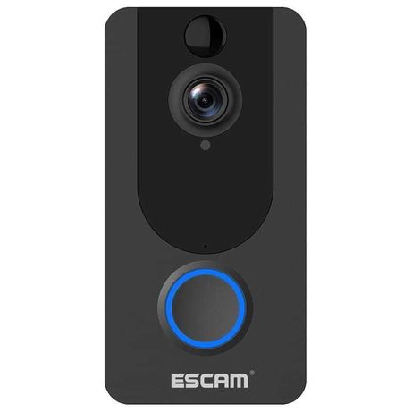 ESCAM V7 Vídeo Porteiro IP Wifi Inteligente com bateria e campainha