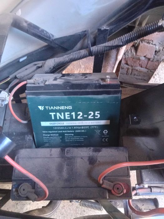 Тягові акумулятори до елєктроскутера.