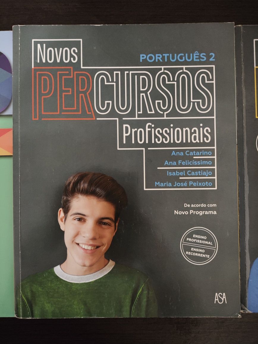 Livros do Ensino Profissional, Português, Economia e Inglês