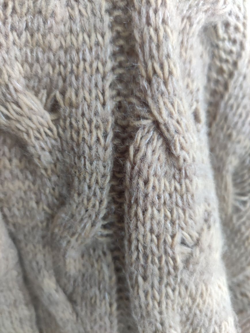 Dzianinowy komplet- sukienka i sweter M/L