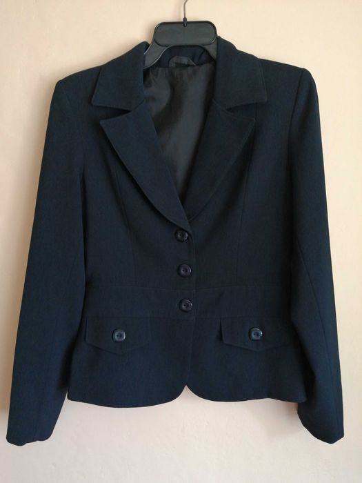 Żakiet damski, elegancki, ciemny granat