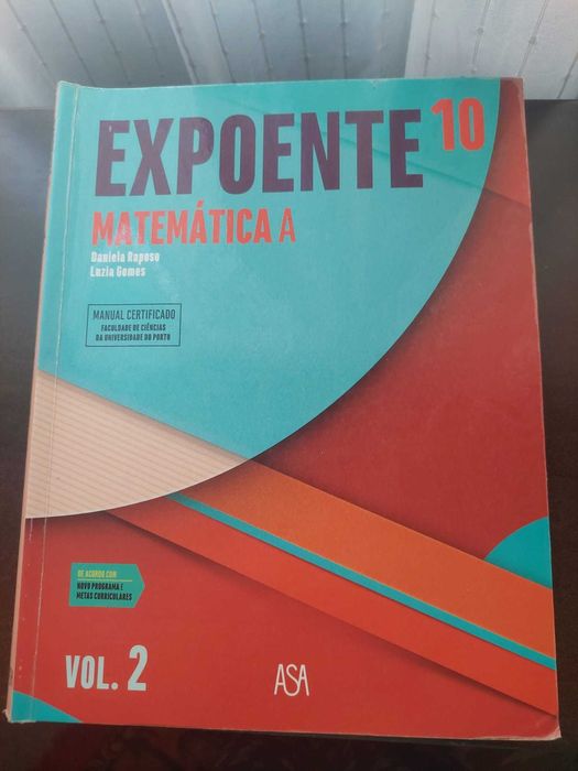 Manuais Expoente 10 Matemática A