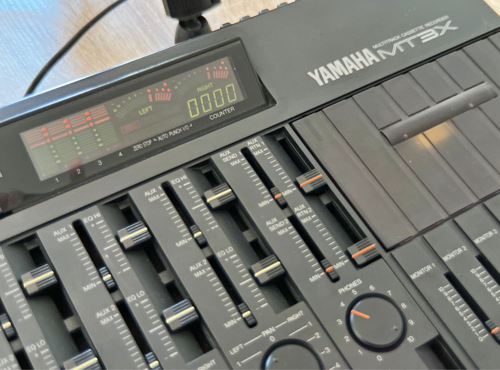 Gravador Cassete Yamaha MT3X (melhor que Tascam Portastudio)