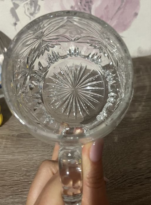 Кружка для пива, хрусталь