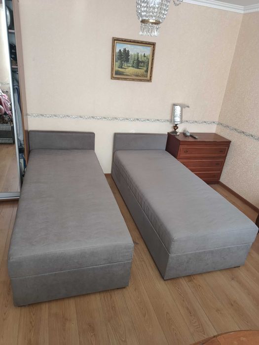 Кровать одно и двухспальная ортопедический матрац ящик