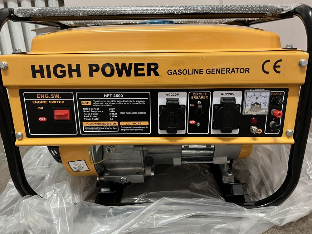 Бензиновий генератор HIGH POWER HPT2500