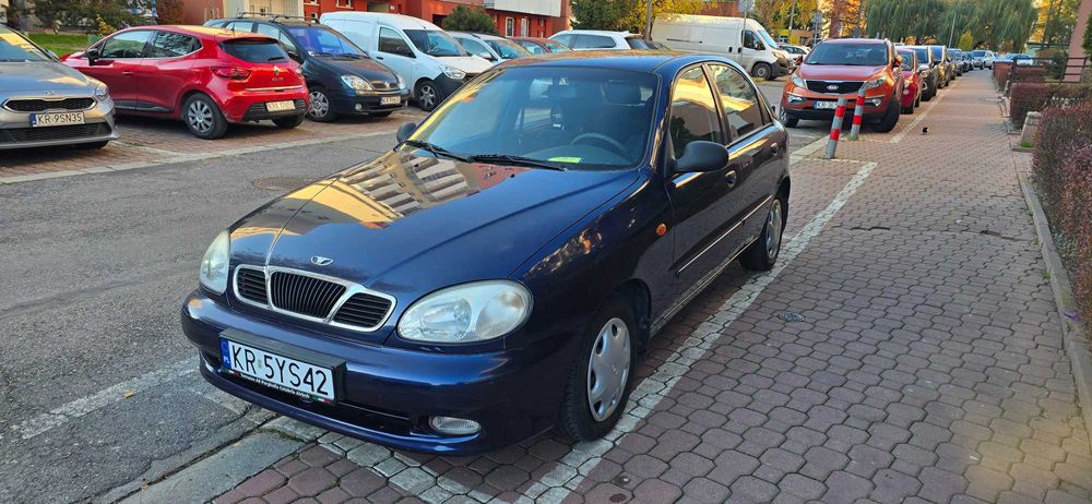 Sprzedam Daewoo Lanos 1,5 cm , 2002r ,114 000 km, bezwypadkowy