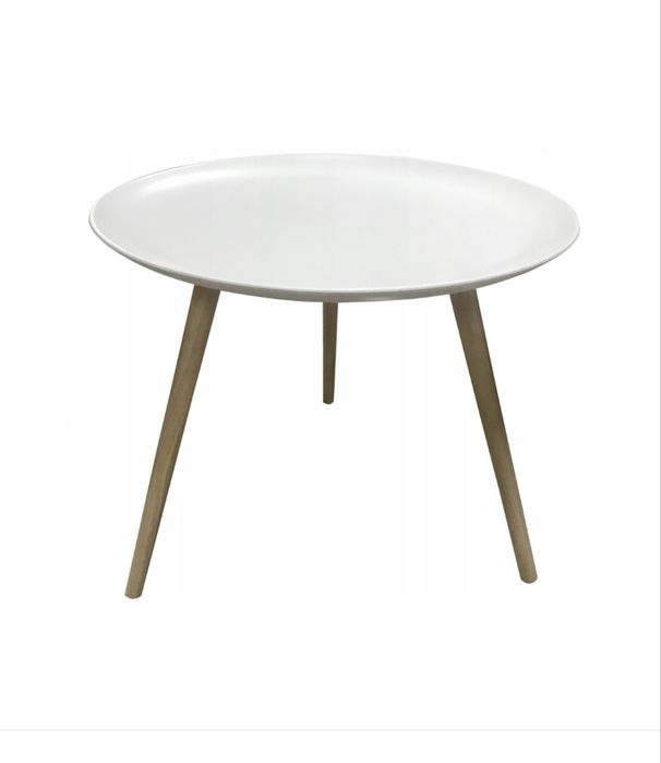 Stolik okrągły skandynawski