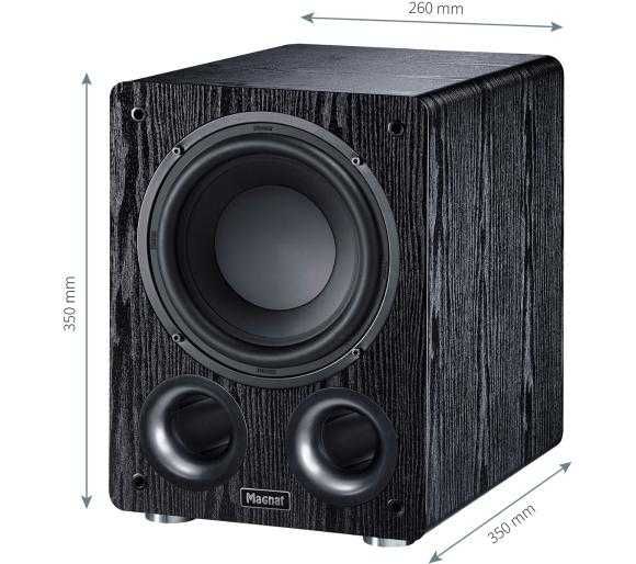 Subwoofer aktywny Magnat Alpha RS 8 - czarny