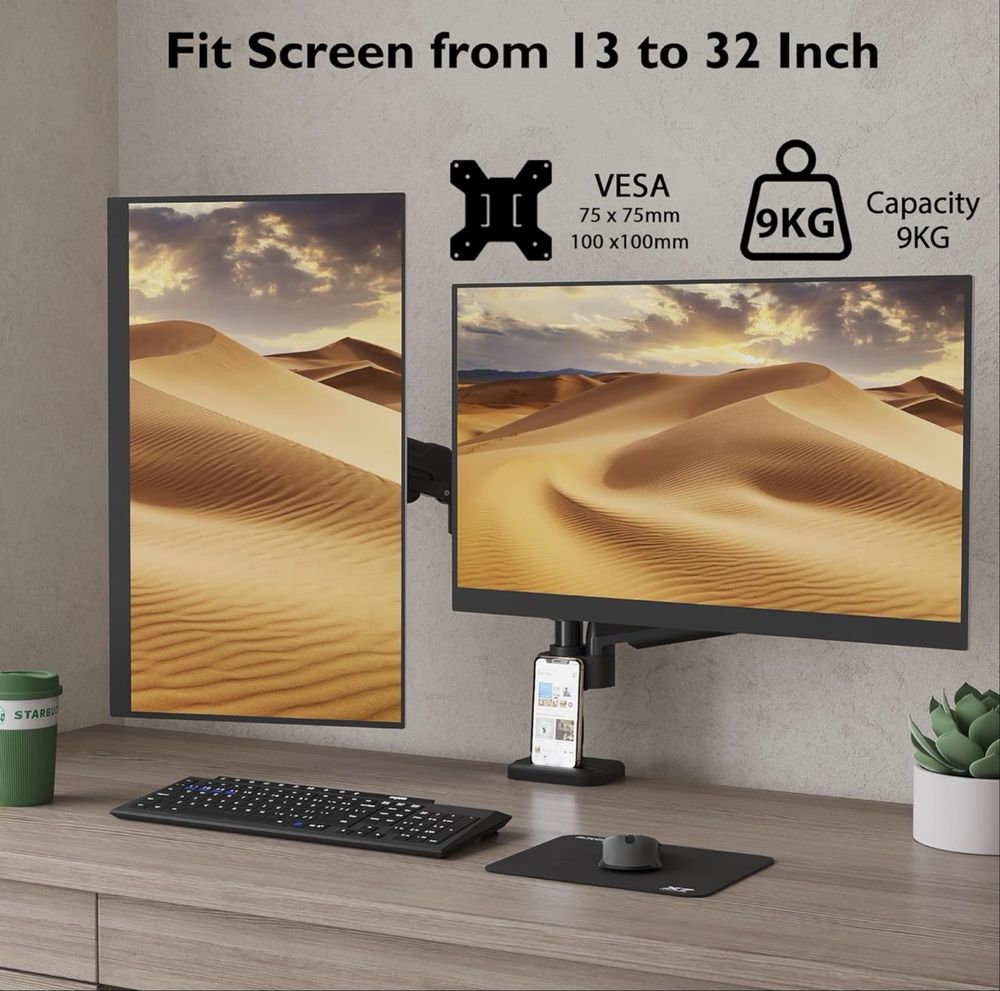 Suporte para 2 monitores