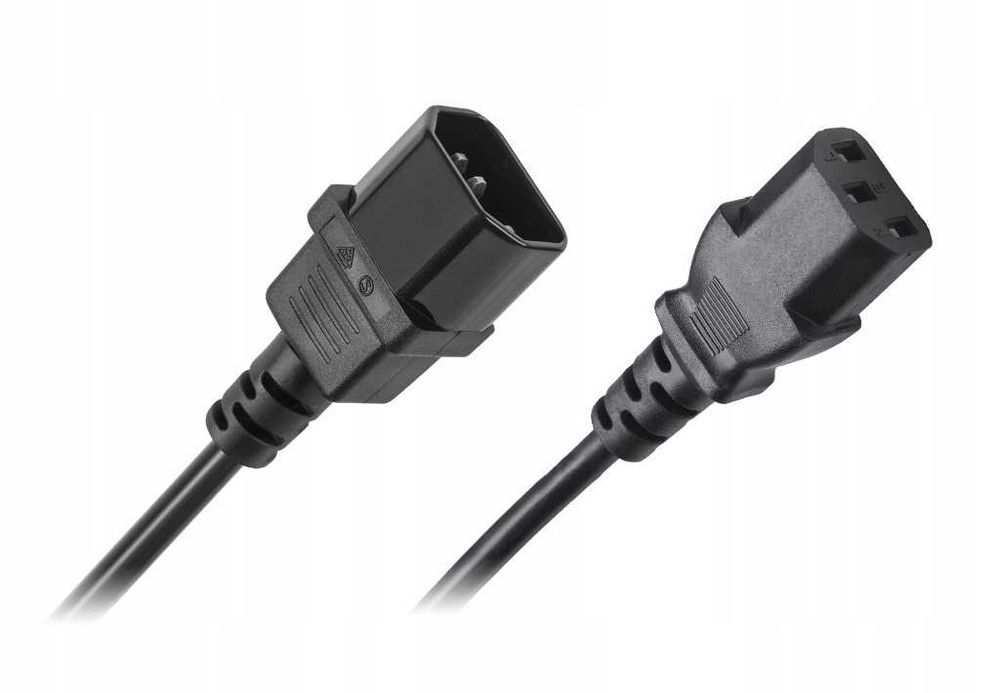 Kabel zasilający AC do komputera PC - przedłużacz NOWY 3x0,75mm2