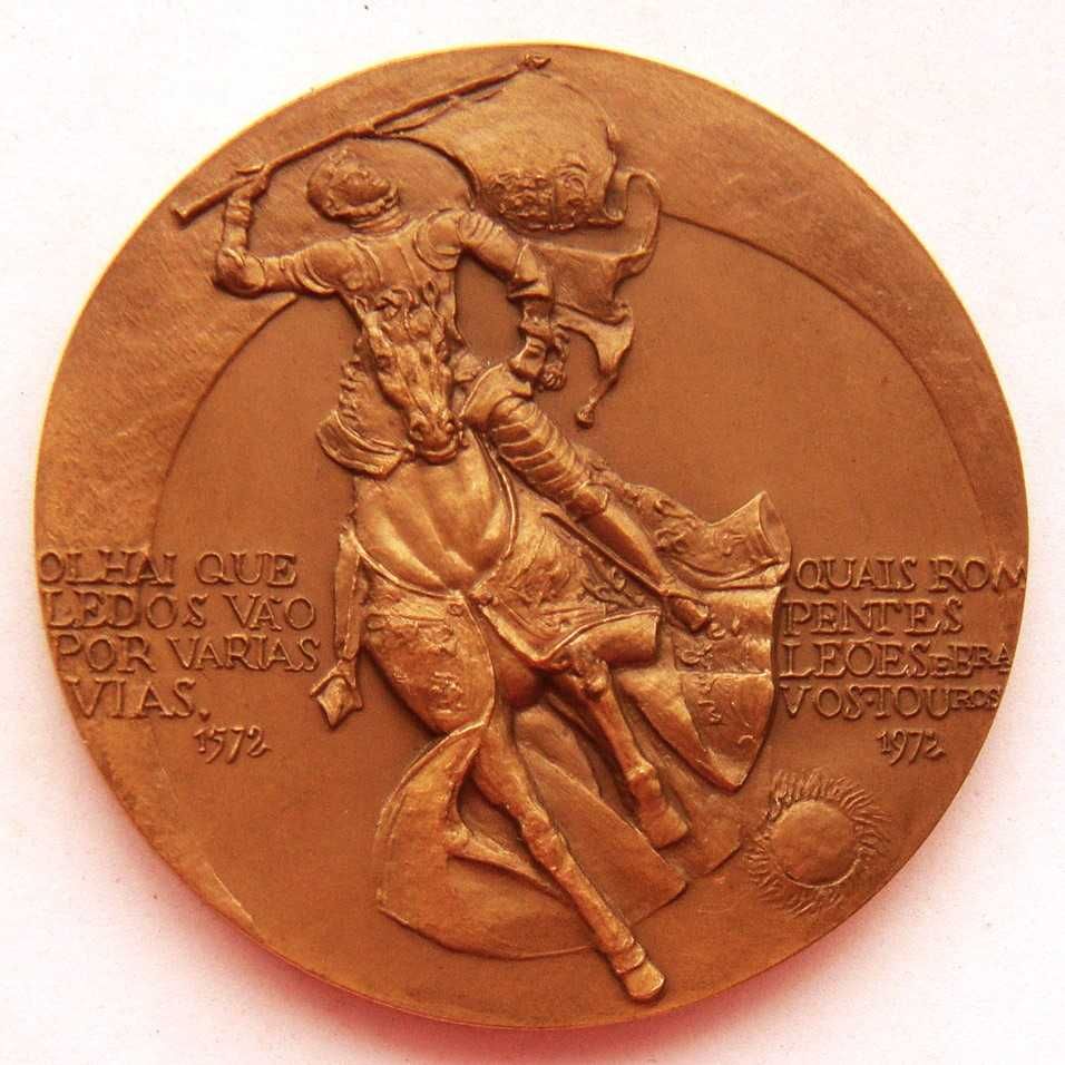 Medalha de Bronze IV Centenário Os Lusíadas Camões por JOAQUIM CORREIA