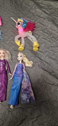 Barbie lalki głowa do czesania domek My Little Pony ELSA Frozen