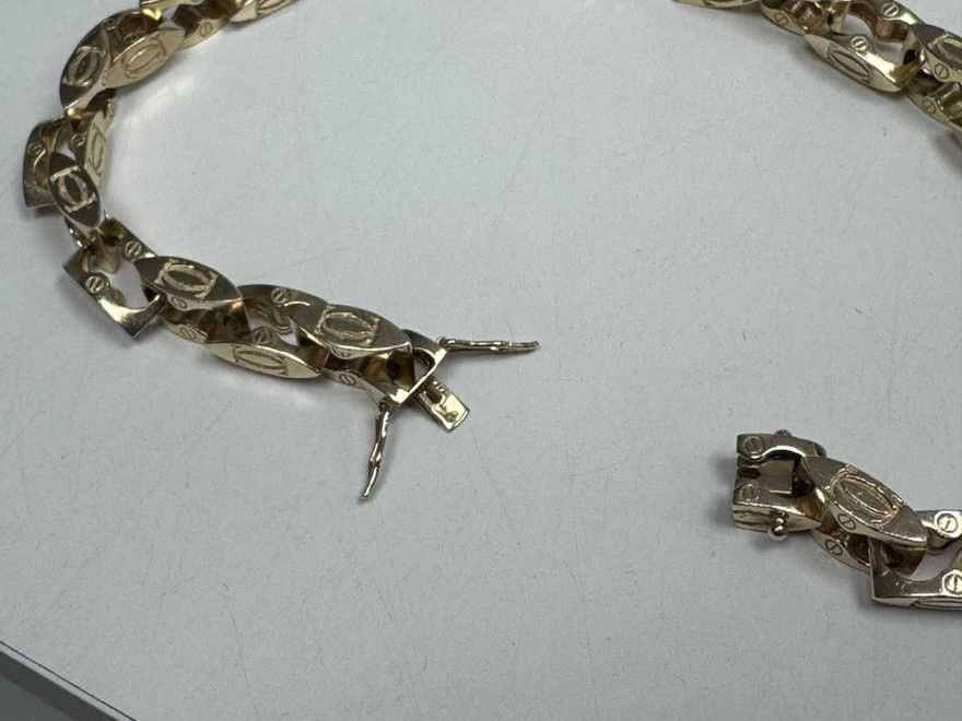 Złoty Łańcuszek CARTIER P585 14K 140.3G 60Cm! FASON Rzgowska 12