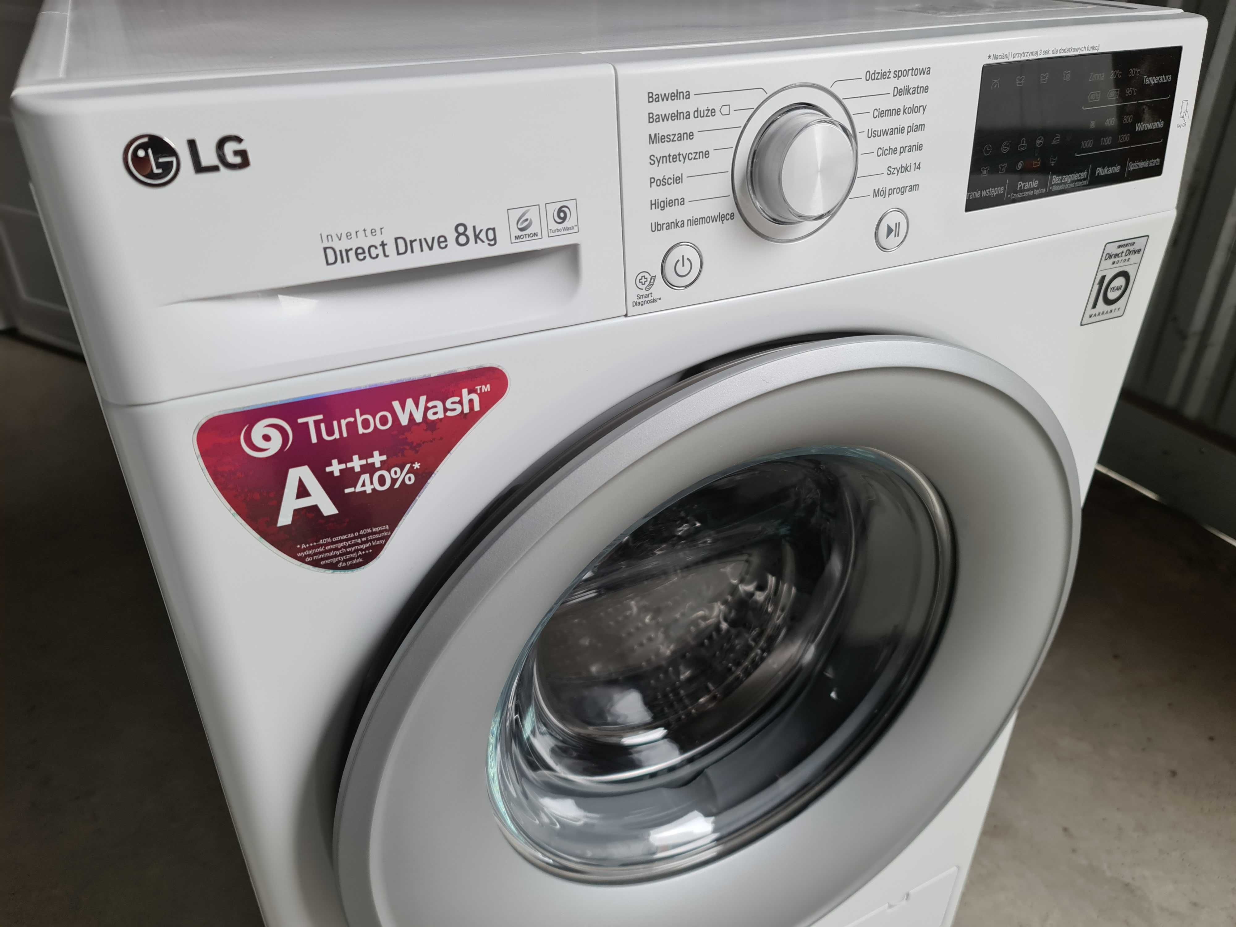 Пральна/стиральная/ машина LG Inverter Direct Drive 8 KG / F12U2TDN0