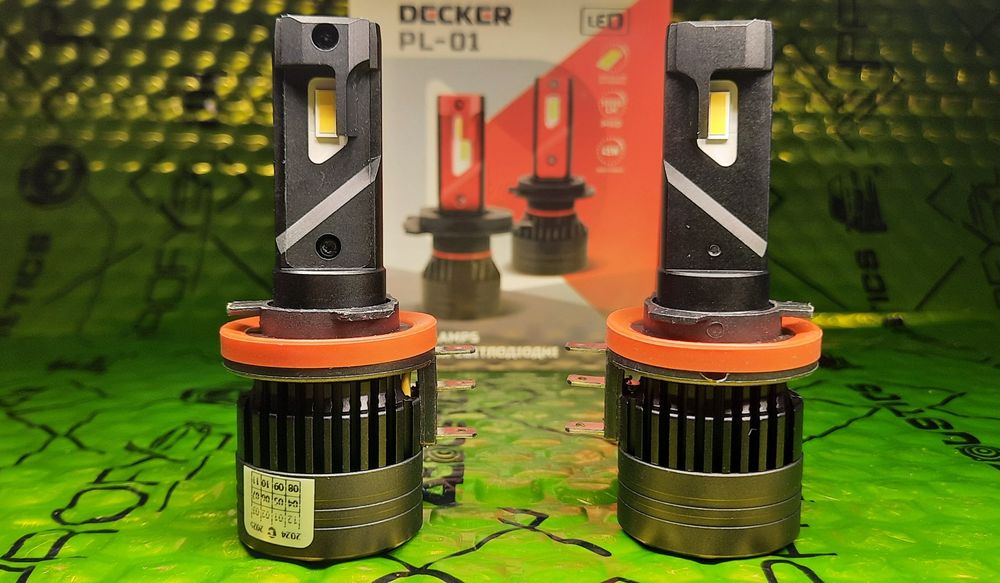 Лед лампа Decker PL-01 LED Н1, H7, H11, 9005, H15, D2, Н4