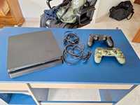 PS4 1TB + Comando Camuflado + Jogos