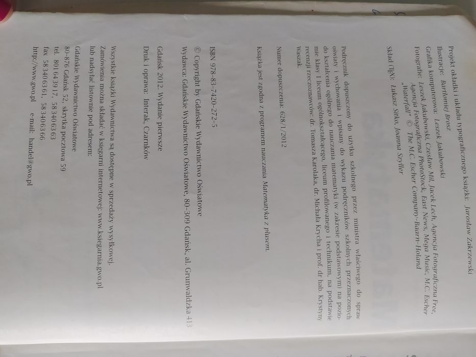 Matematyka z plusem zakres rozszerzony