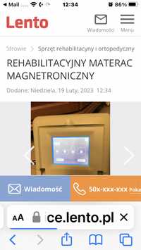 Materac Magnetroniczny