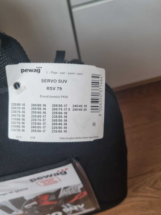 Sprzedam  nieużywane łańcuchy śniegowe PEWAG Servo SUV RSV 79