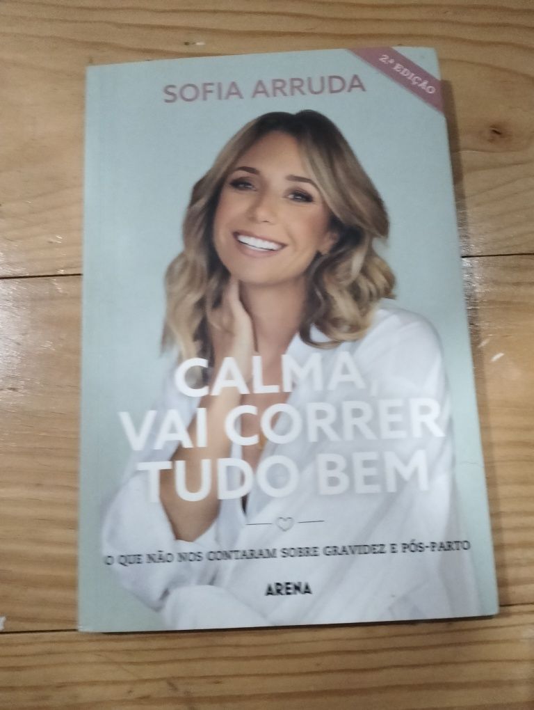 Livro "Calma vai correr tudo bem"