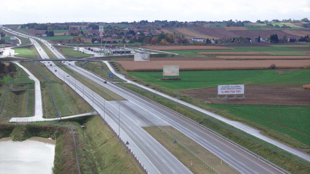 Wynajmę baner reklamowy przy trasie S7 Kraków - Warszawa.