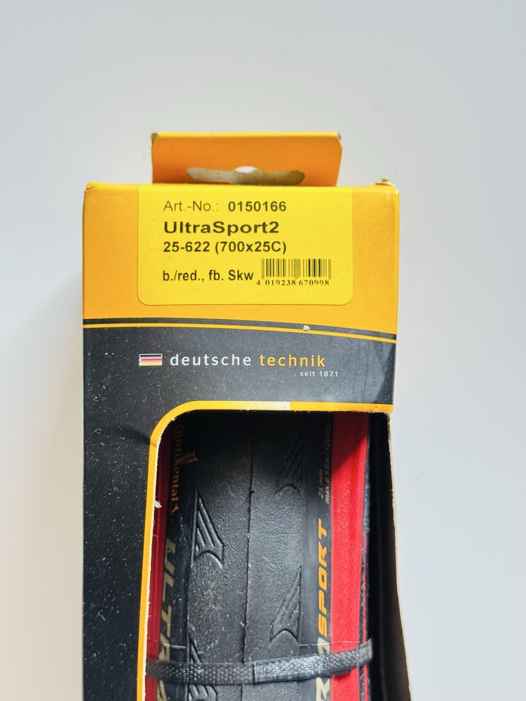 Continental Ultra Sport 2, 700x25C opona zwijana