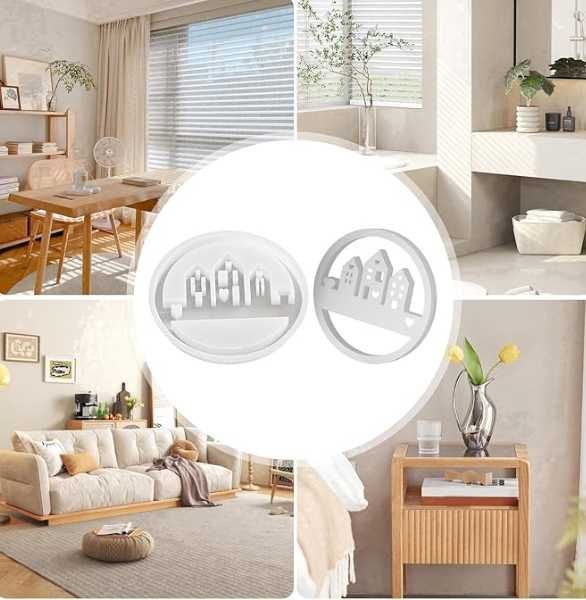 Formy silikonowe do domu z żywicy epoksydowej „Domek w pierścieniu”