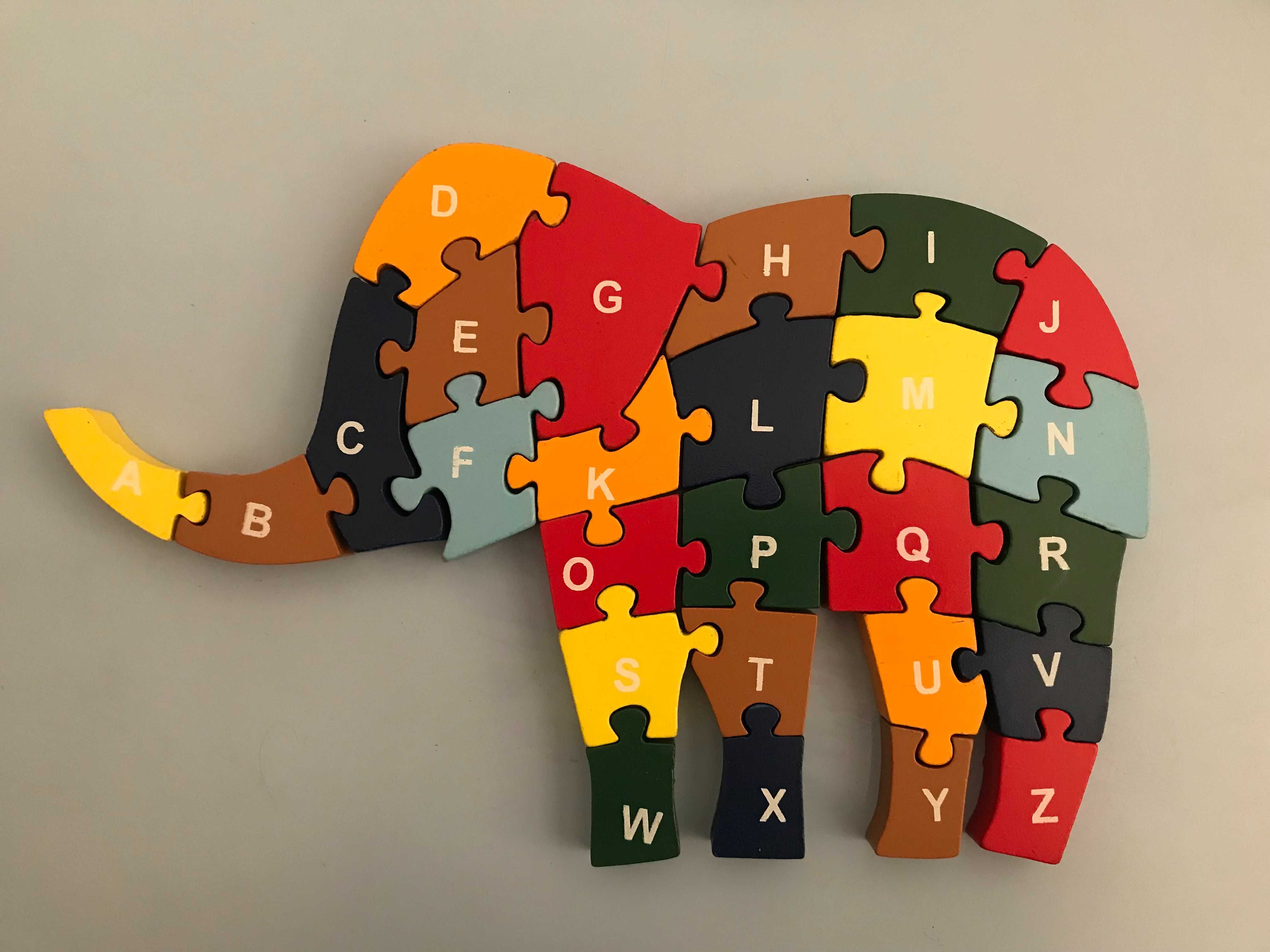 Puzzle Animal - Alfabeto e Números