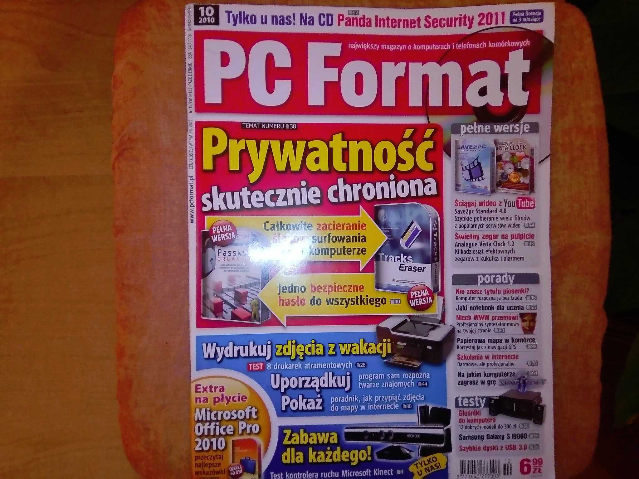 PC Format 10 2010 październik (122) Gazeta + płyta CD Czasopismo