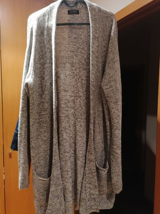 Casaco de malha comprido