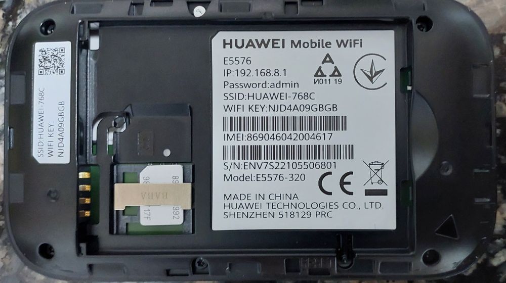 4G модем Huawei E5576-320 4G/3G Biały (6901443319169)
