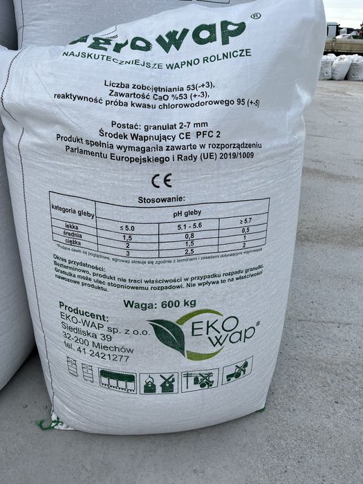 Wapno tlenkowe , higienizacja , granulaty.