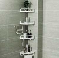 Угловая полка для ванной комнаты (multi corner) стойка стелаж этажерка