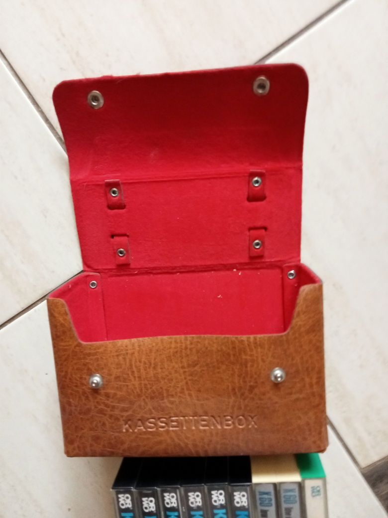 Kassettenbox DDR ORWO kasety mc 9szt