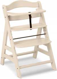 hauck alpha + plus drewniane krzesełko do karmienia