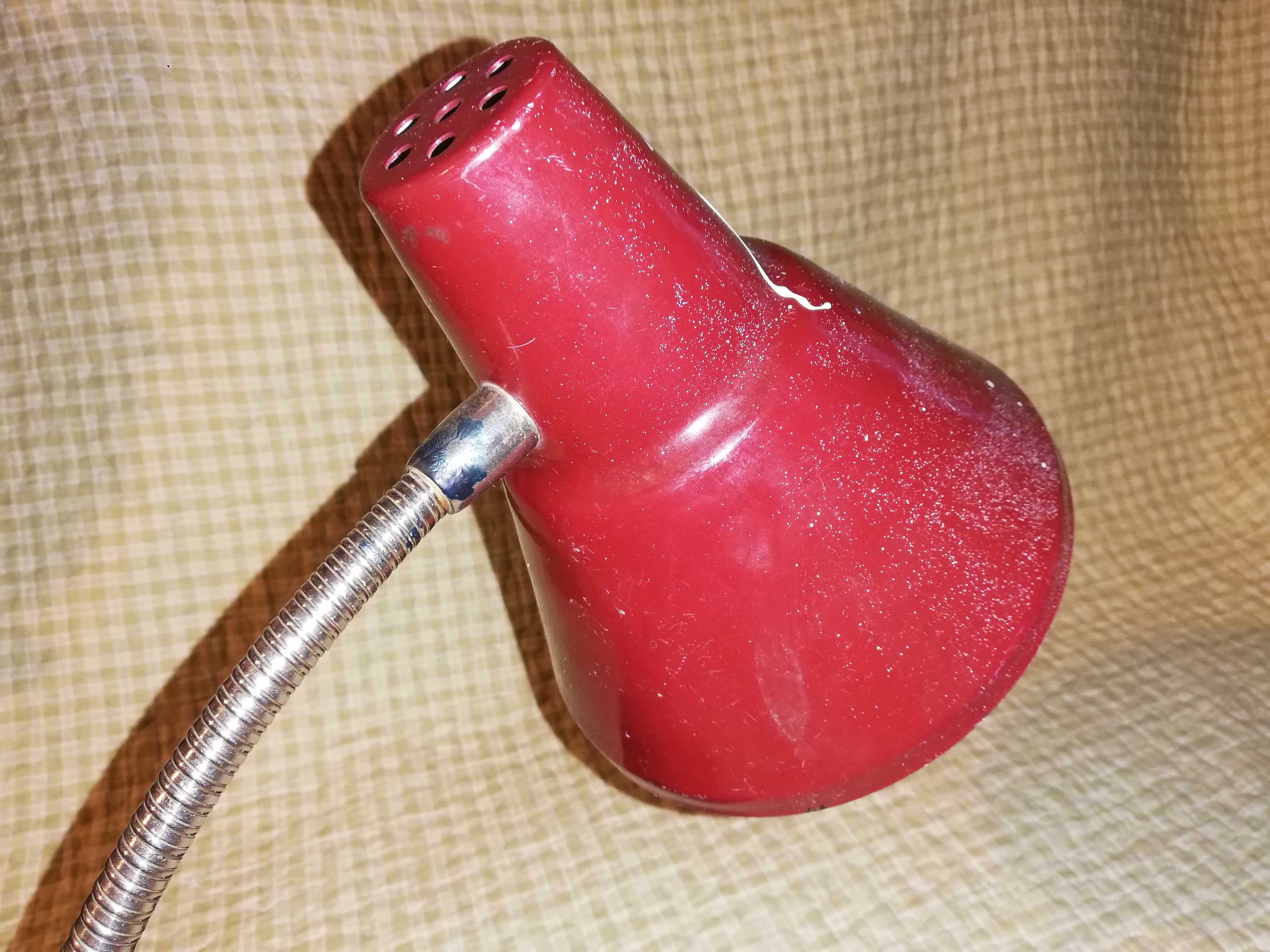 Lampa lampka na biurko z epoki PRL - sprawna