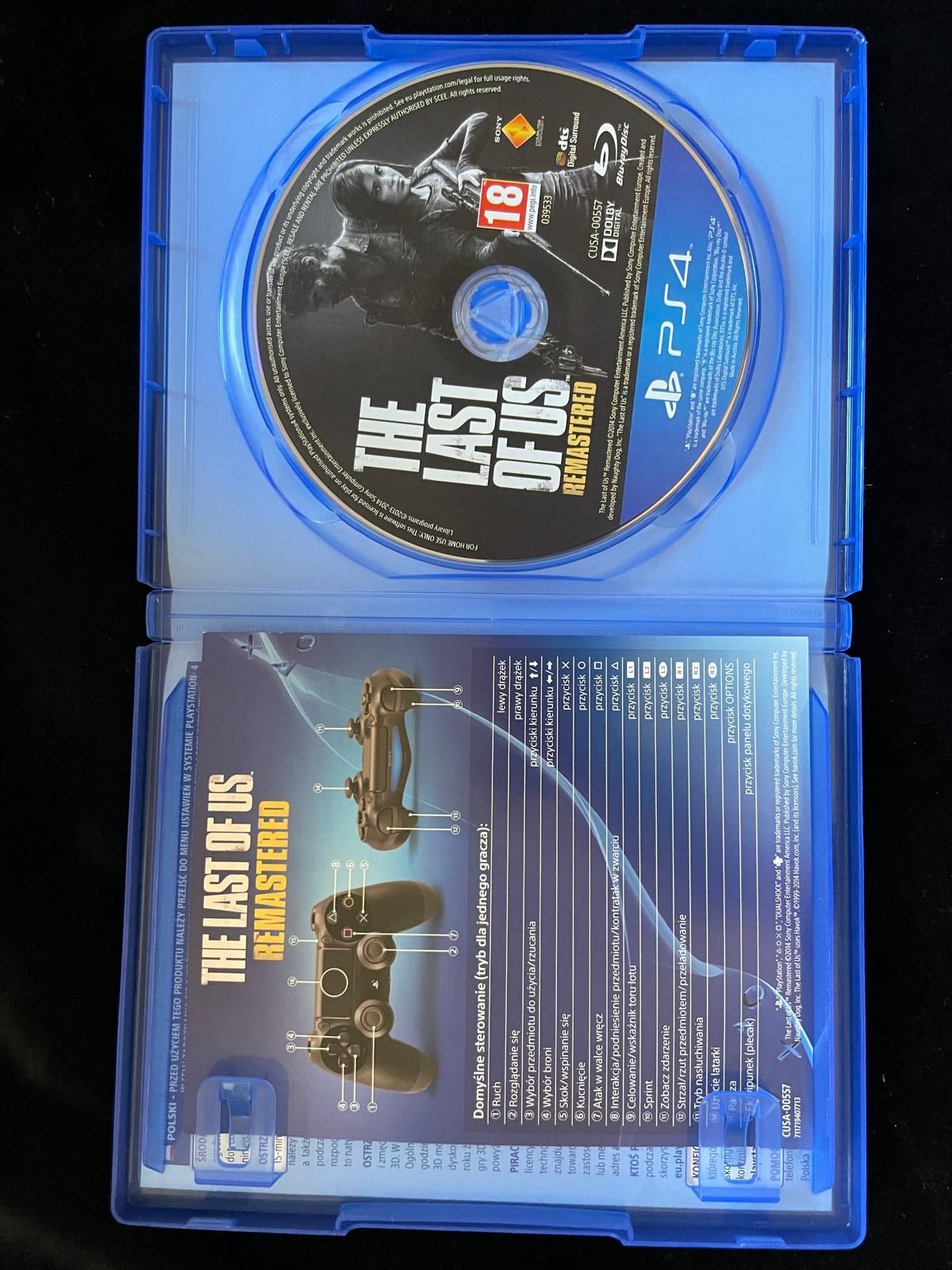 The Last Of Us PL Remastered na PS4 i PS5 TLOU gra po Polsku stan BDB